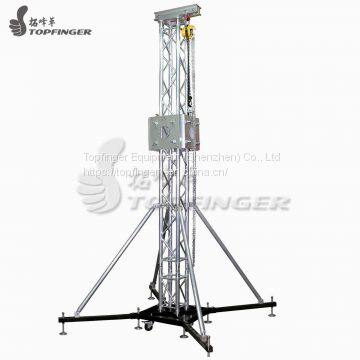 High Quality Aluminum Spigot Truss System Stage Lighting Truss Suppliers Truss Upright 220x220mmx2m