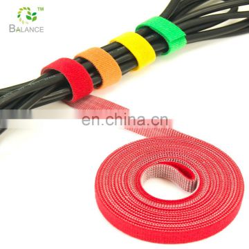 Self adhesive hook and loop fastening belt soft nylon plant tie