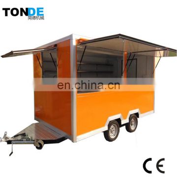 High Quality waffle carts food cart for sale mobile food trailer