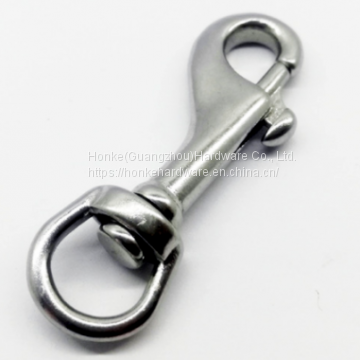 For Sail Boats & Yachts Stainless Steel Color  Nickel White Swivel Eye Bolt Snap HKS225