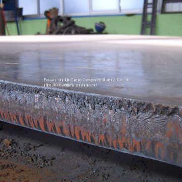 Clad carbon steel plate (explosion bonded)
