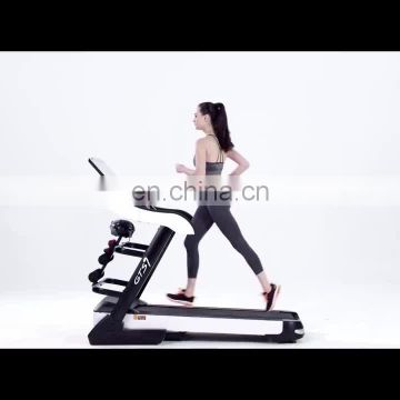 YPOO motorized treadmill touch screen treadmill gym fitness with big screen office sports folding home treadmill machine