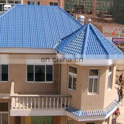 custom logos asa synthetic resin roof tile With Factory Wholesale Price for industry villa home
