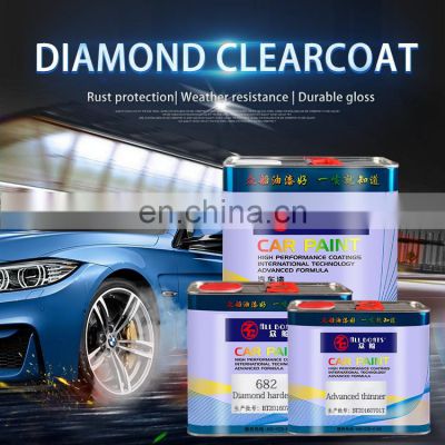 Transparent 2K Ultra Fast Drying Varnish Auto Spray Clear Paint Super Fast Dry Automotive Clear Coats