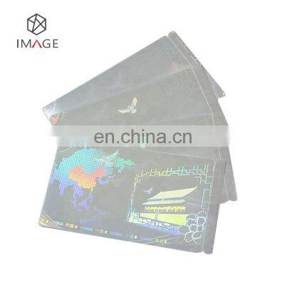 Holographic Transparent ID Card Overlay Sticker with Sheet Form