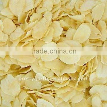 Garlic flakes without root natral white color