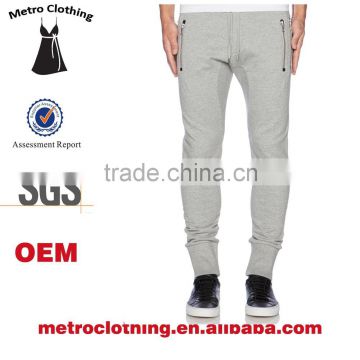 2015 OEM Manufacturer High Quality Custom wholesale french terry cotton sweatpants
