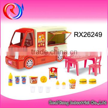 Burger car food carts plastic food truck toys