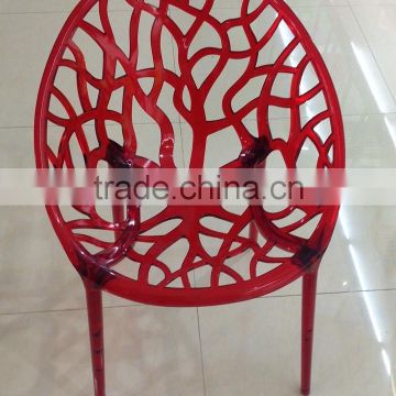 Transparent Cosy PP Plastic Restaurant/ Cafe Chair