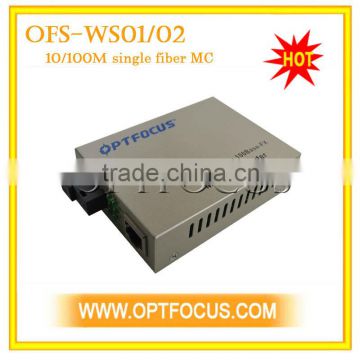 10/100M 80KM SM WDM Fiber optic Media Converter