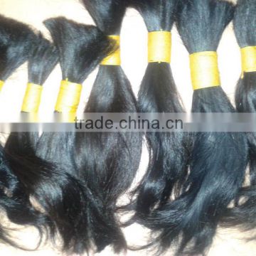 Bulk Hair / Ideal hair loose wavy virgin Indian human hairextension