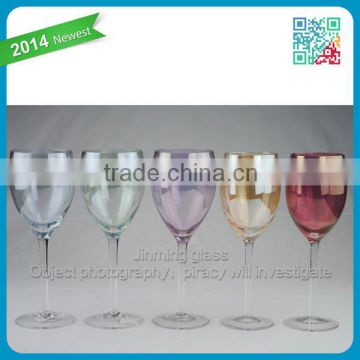 Glassware drinkware luster wine glass italian wine glasses long stem wine glass