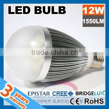 China factory low price china fatory 12*1w 2700-7000k e14/26/27 led bulb