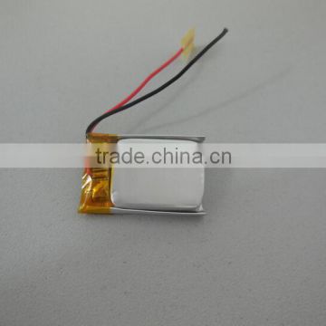 Rechargeable lithium polymer battery 3.7V 650mah high temperature battery