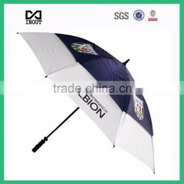 Double layer High quality storm proof special stick golf umbrella