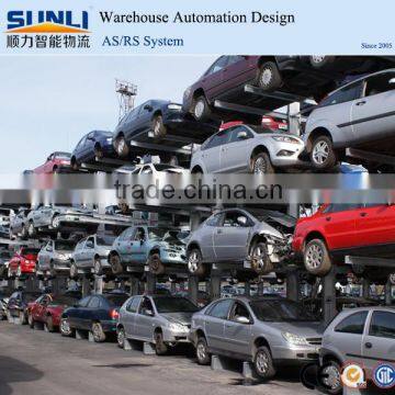 Single Side Steel Cantilever Arm Car Storage Rack