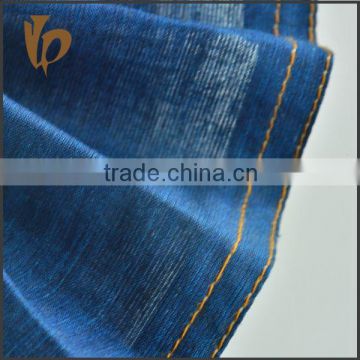 high quality yarn dyed denim fabric 51% linen 49% cotton wholesale for jeans