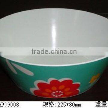 Melamine nice design plastic salad bowl