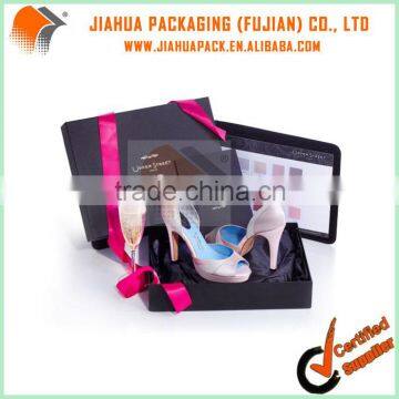 luxury paper shoe gift box for women