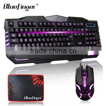 Factory cheaper USB wired ergonomic gaming keyboard and mouse