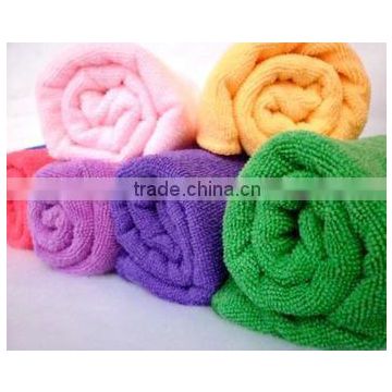 Promotional Bright Colored Mcrofiber Towel ,Kitchen towel Lovely Gift Towel With Pcking