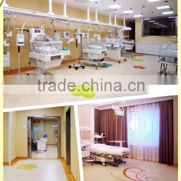 Maternal and child design Hospital pvc heterogeneous flooring