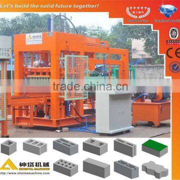 High product automatic hydraulic concrete block shaping machine