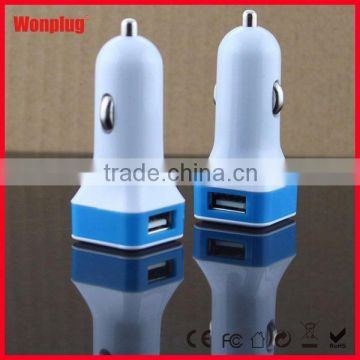 2014 Wholesale High Grade Dual USB ac dc car cigarette lighter socket adapter