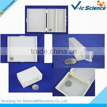Special different size plastic box for biology prepared slides