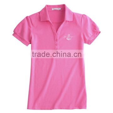 Women's Short Sleeve Cotton Polo shirt
