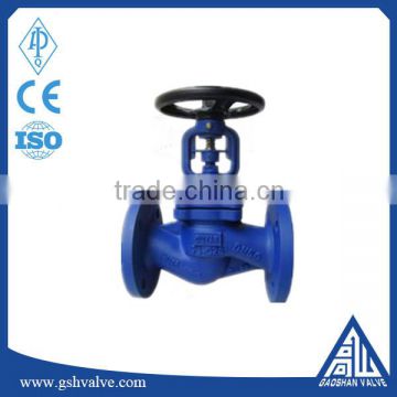 High quality DIN standard wcb bellows seal globe valve