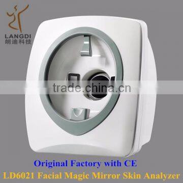 best magic 3d facial skin analyzer with camera beauty salon machine LD6021C