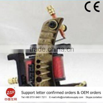 Hot China Products Wholesale True Brass Gun newest handmade tattoo machine