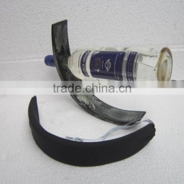 Grey fireworks painted wine bottle holder lacquer ware for restaurant from Vietnam