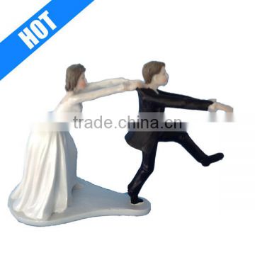 bride and groom funny wedding cake topper for sale