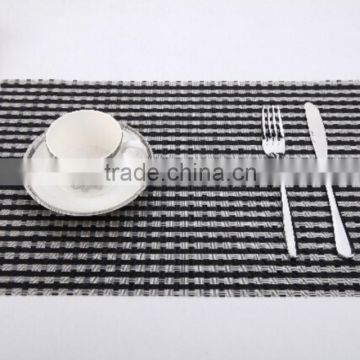 Store More European Style Creative Stripe Textilene Table Placemat for Dinner