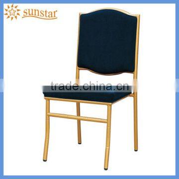 Golden color Aluminium Frame Dining Chair L82012