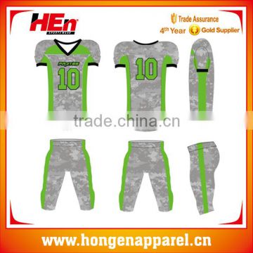 Hot sale college fashion football jersey pattern/camo generic jersey football
