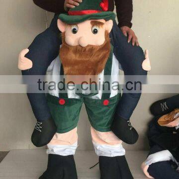 Carry Me Bavarian Funny Beer Guy Ride On German oktoberfest mascot costume