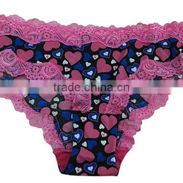 french high quality yarn dyed frence girls lace panties new range