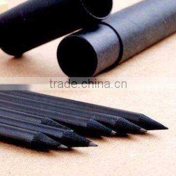 HB black wooden pencil with diamond