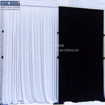 ESI wholesale stage backdrop stand adjustable pipe and drape with double crossbar