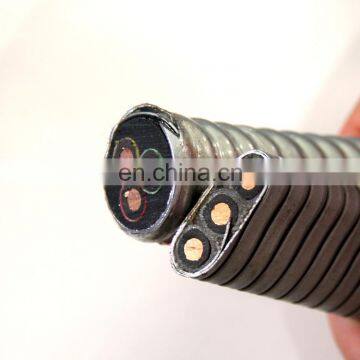 Galvanized Steel Tape Armored Lead Sheathed ESP Electric Submersible Pump Cable