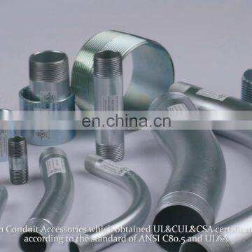electrical conduit rigid aluminum elbow pipe fitting metal wiring conduit bends