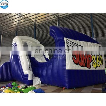 CE Popular inflatable bouncer slide,used commercial rotate inflatable slide for sale