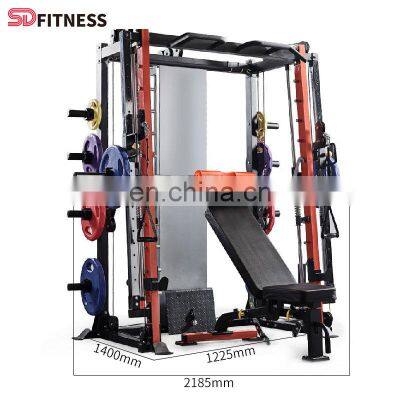 SD-K9 2021 new gym equipment commercial fitness multi station trainer smith cage machine