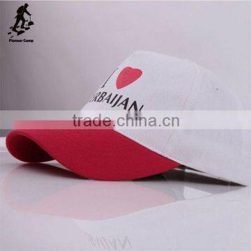 High quality custom wholesale 5 panel cap with heart printed logo