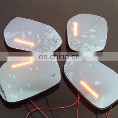 Panoramic rear view blue mirror glass Led turn signal Heating blind spot monitor for Citroen C5 2010-2011,2pcs