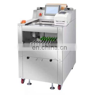 Semi-Automatic Strech Film Wrapper fresh fruit packing machine with label printer