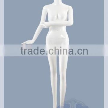 Fashion plastic female mannequin for clothing shop